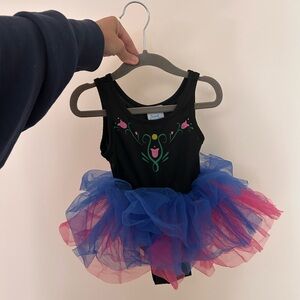 Frozen-inspired Black and Blue Dance Tutu Kids Costume